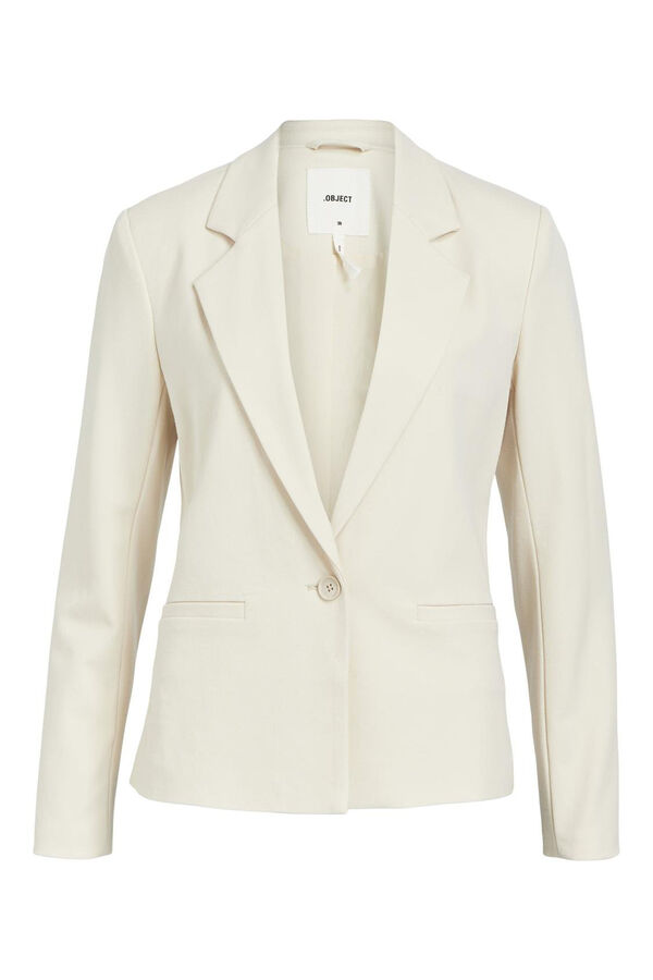 Object Blazer justo manga comprida Cinzento
