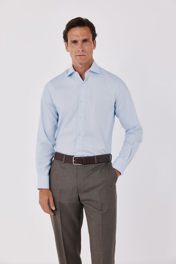 Camisa vestir otomán slim fit fácil plancha