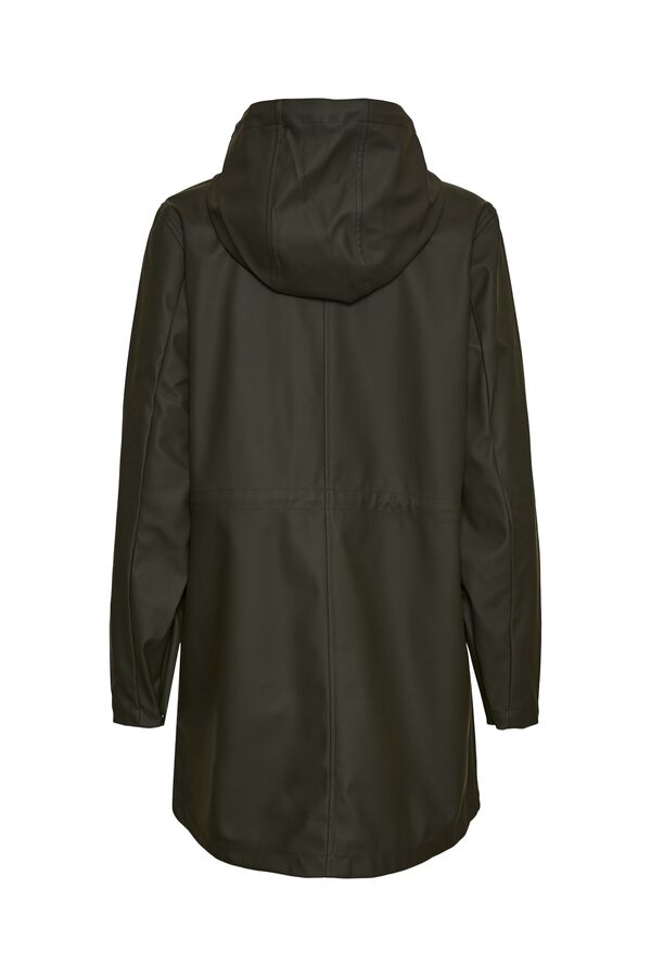 Vero Moda Adjustable hood raincoat Green