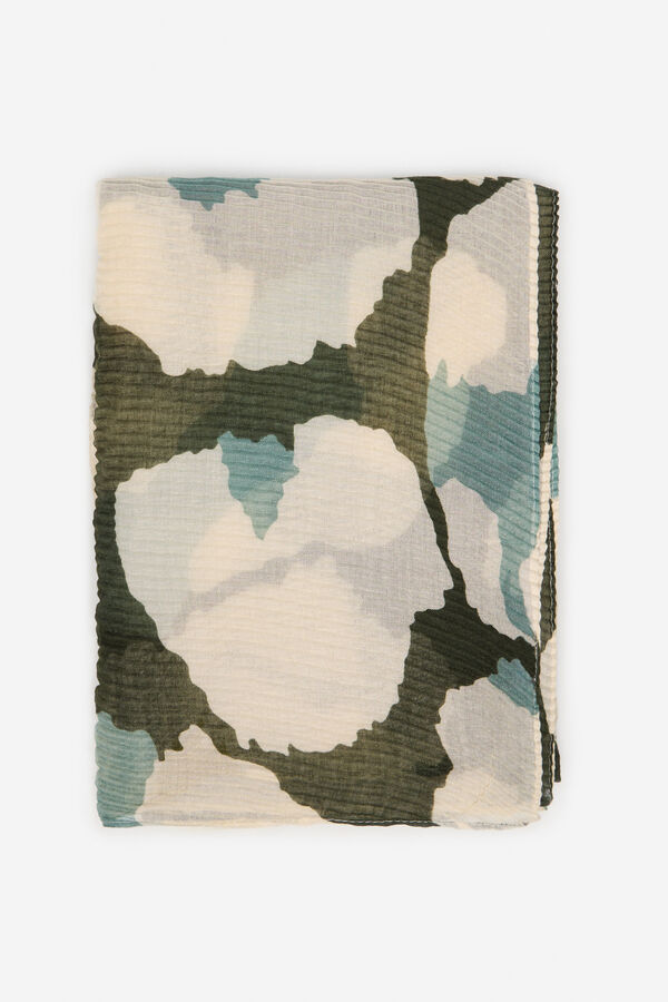 Cortefiel Pleated scarf Multicolour
