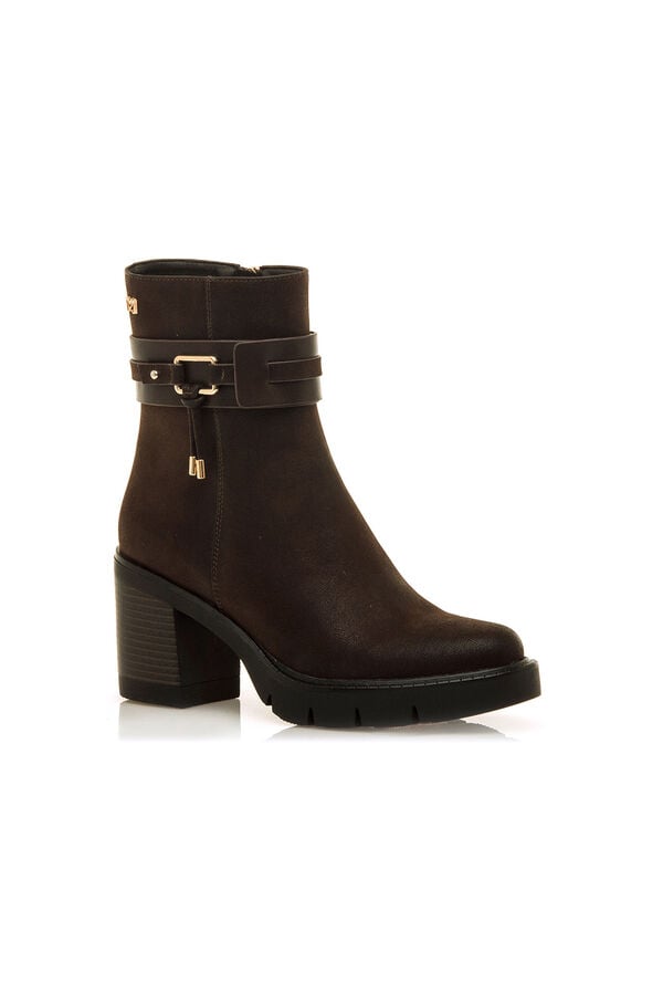 Maria Mare Botins de salto alto Castanho