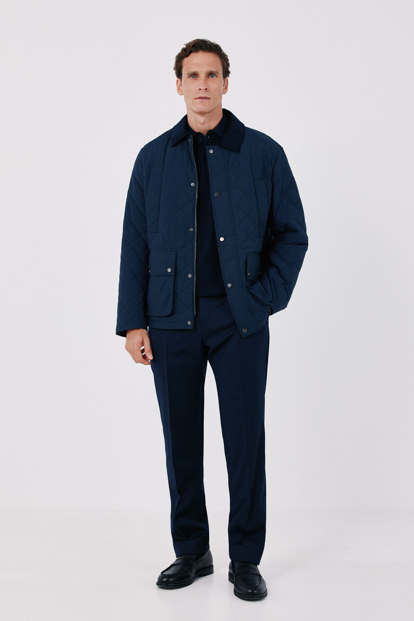 Cortefiel Diamond quilted jacket