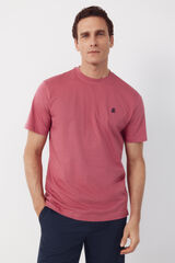 Cortefiel Plain T-shirt Pink