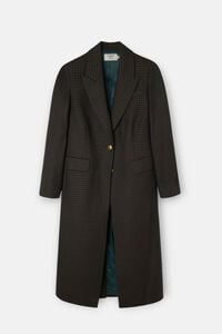 Silbon Sobretudo xadrez longo clássico