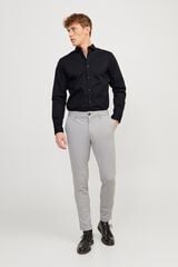 Jack & Jones Camisa slim fit em algod&atilde;o Preto