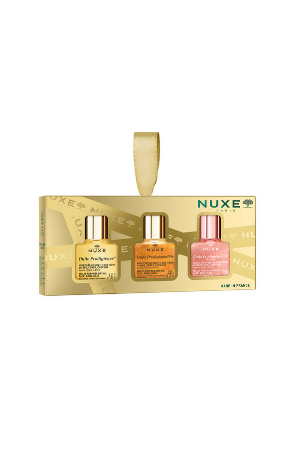 Nuxe NUXE COFRE REGALO HUILE PRODIGIEUSE LOS 3 IC&Oacute;NICOS Amarillo