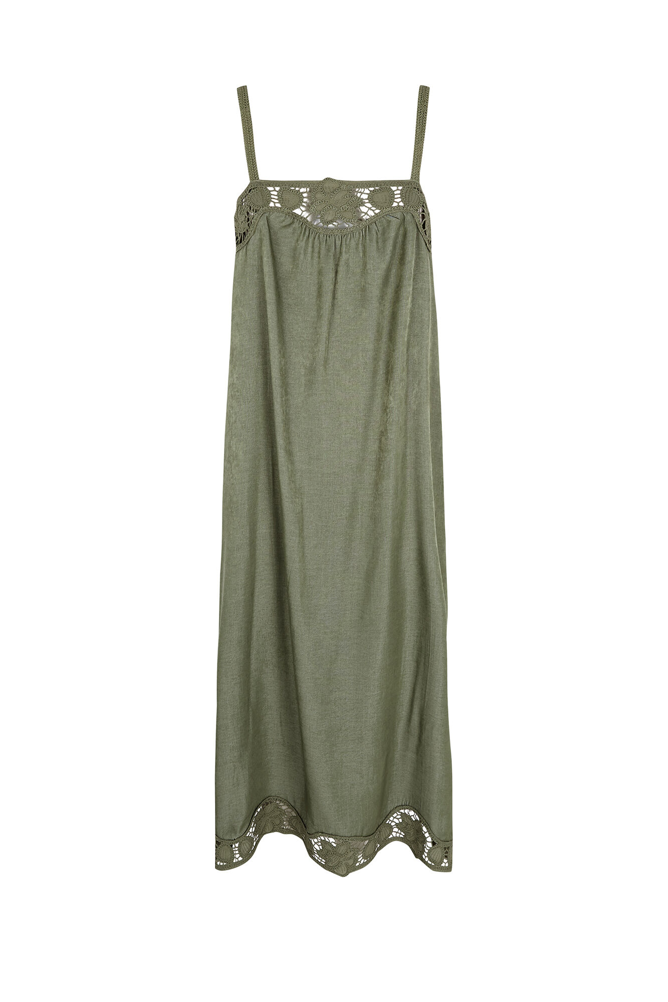 Cortefiel Vestido acetinado de lingerie