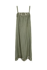 Cortefiel Satin-finish lingerie dress Beige