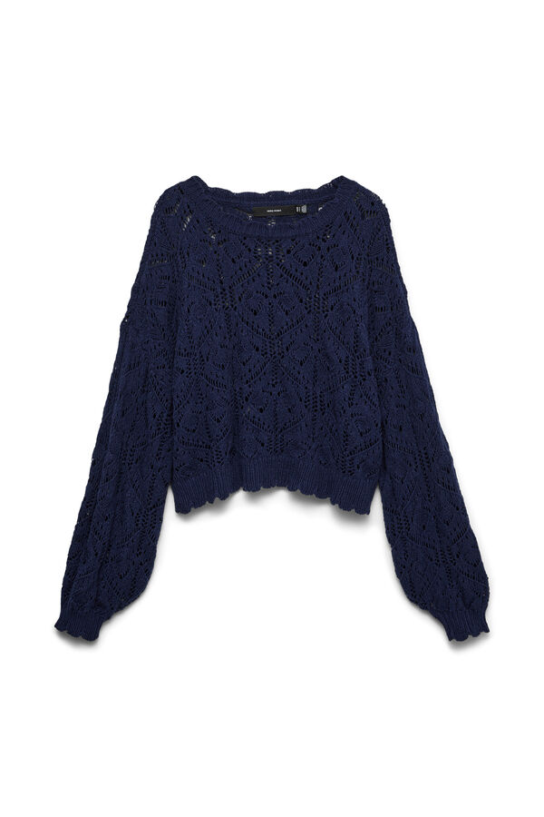 Vero Moda Camisola de malha fina Azul