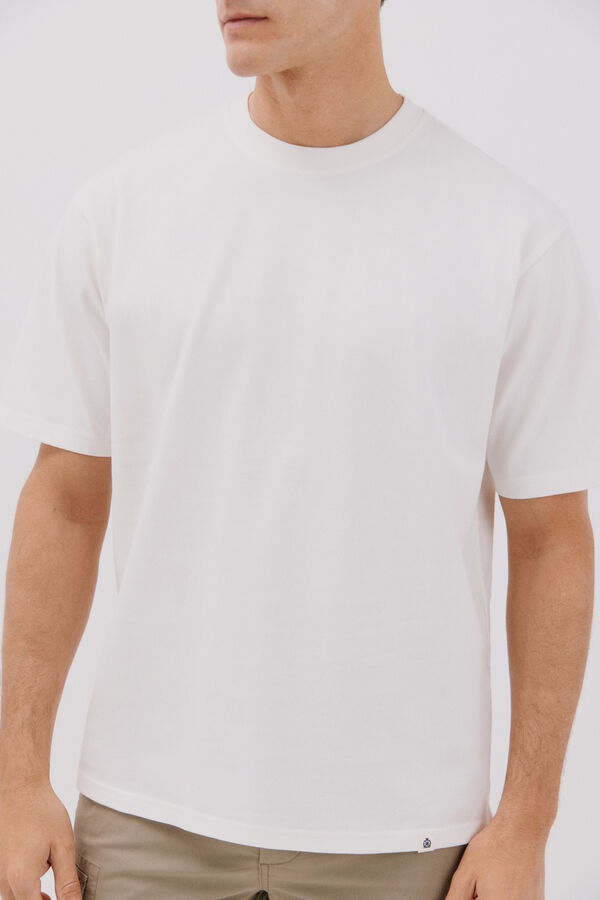 Cortefiel Basic T-shirt White