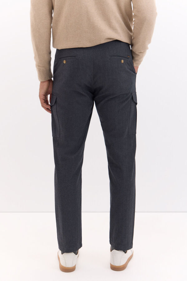 Cortefiel Cargo trousers Grey