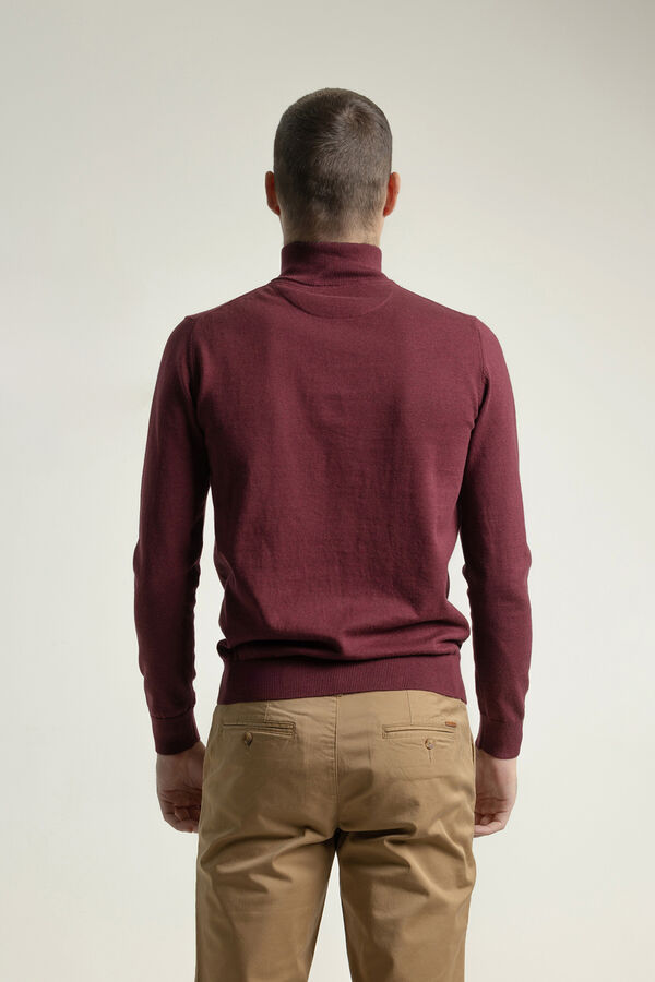 PuroEGO Suéter com fecho-éclair e gola falsa Granada