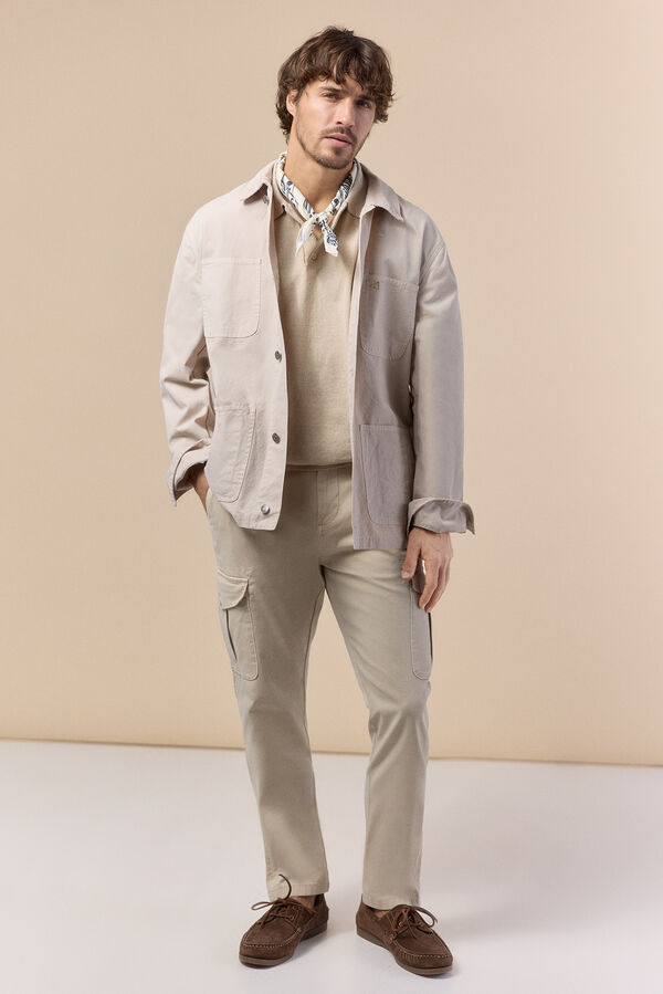 OOTO Casaco worker Ecru