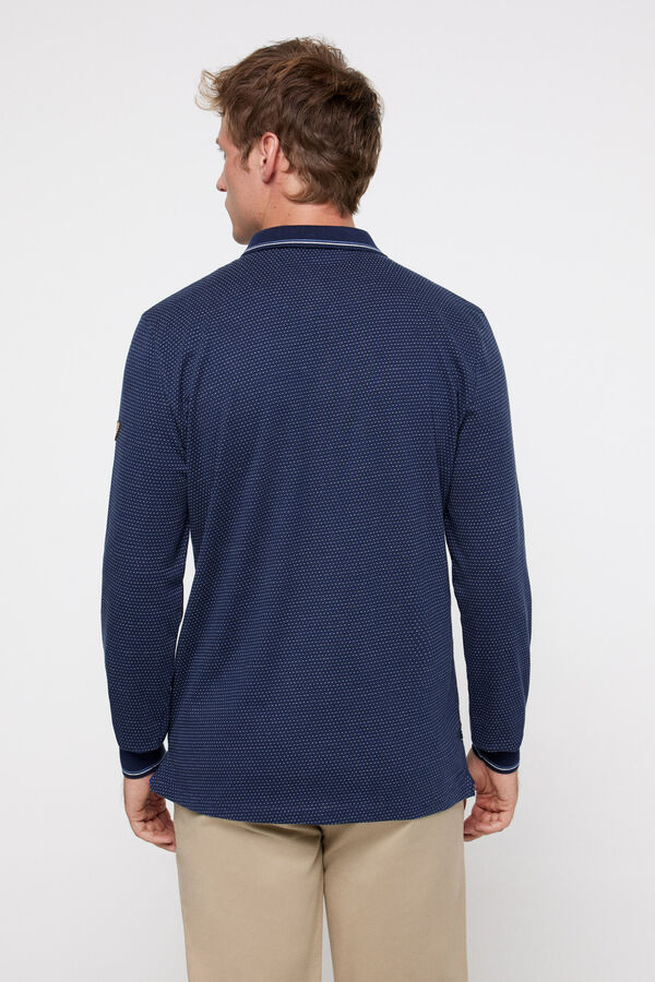 Privata Navy "Privata 73" polo shirt  Blue