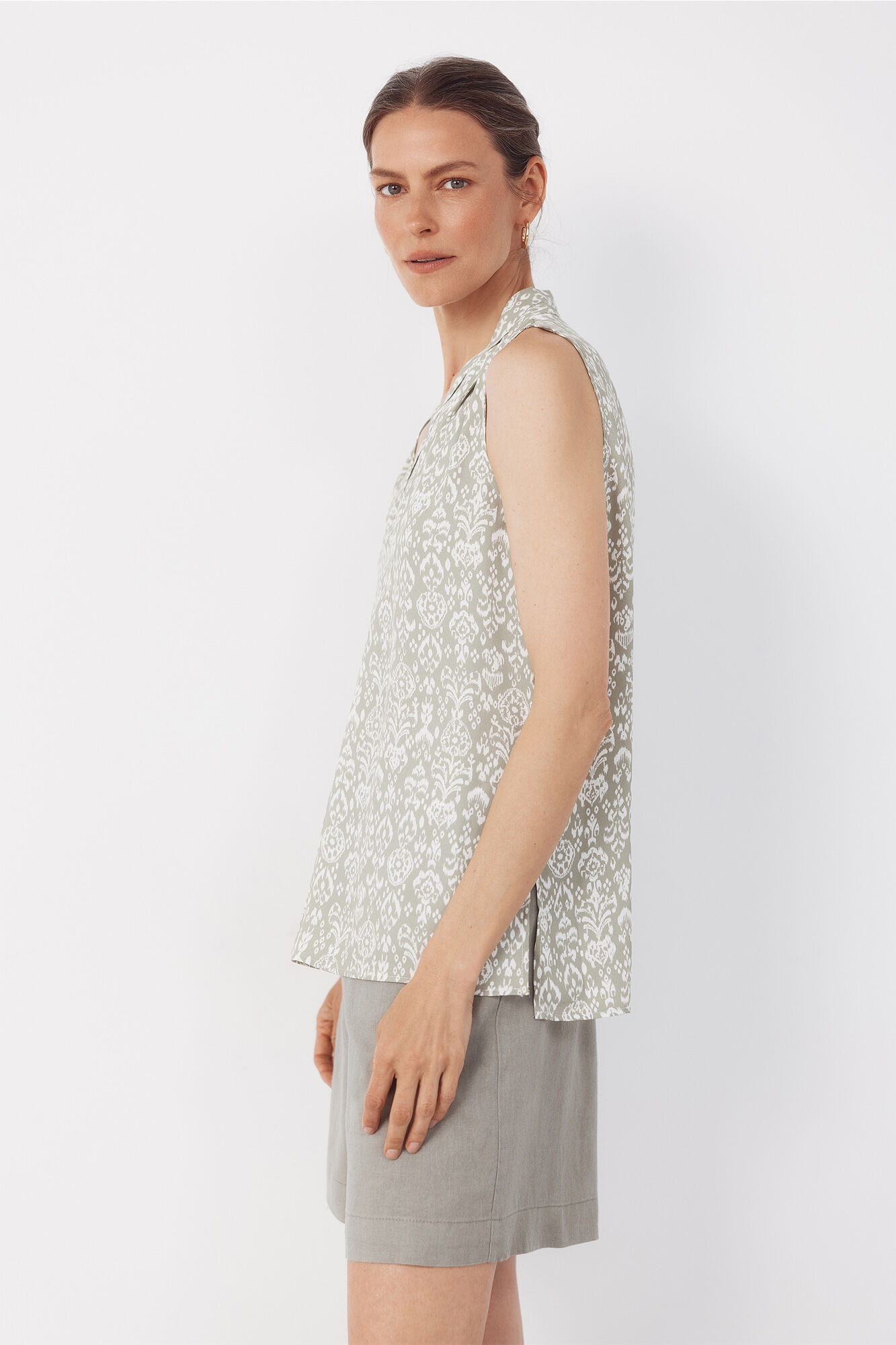Cortefiel Blusa fluida pliegue