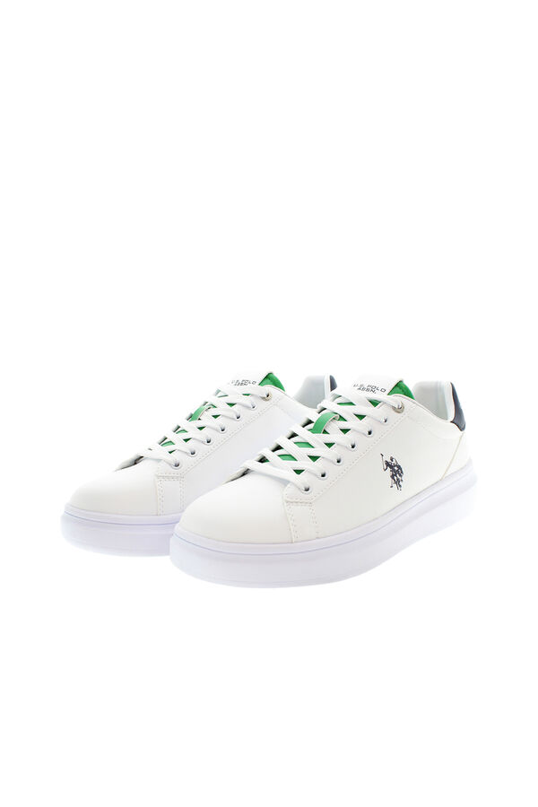 Us Polo Sapato casual masculino Branco