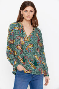 Cortefiel Fluid printed blouse Multicolour