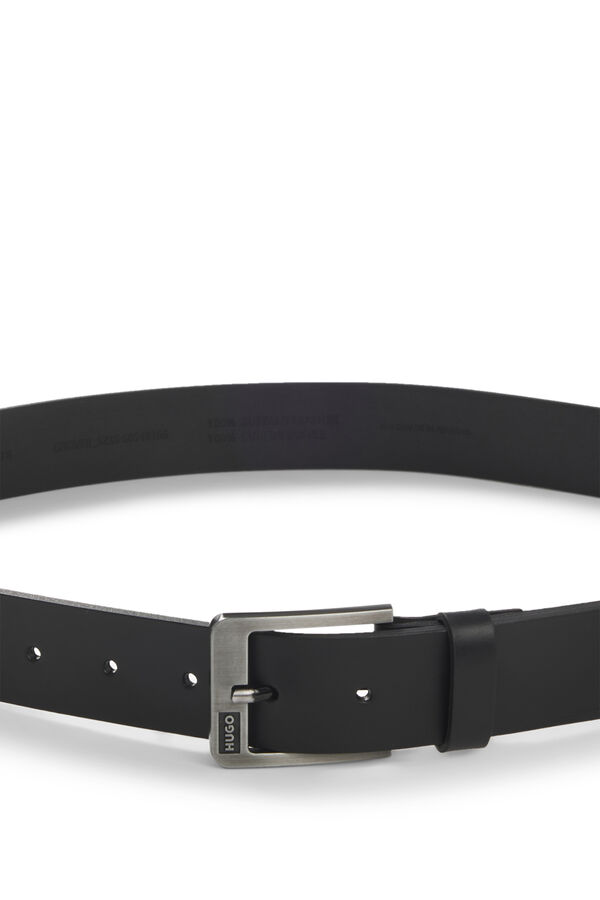 HUGO Cinto de couro Preto