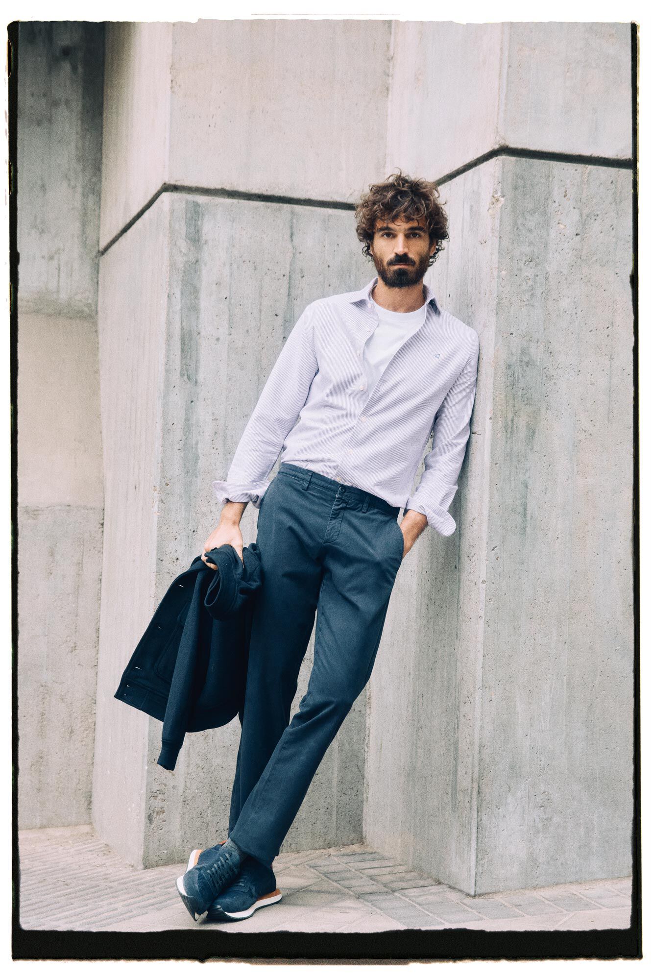 Pantalon chino slim hombre outlet