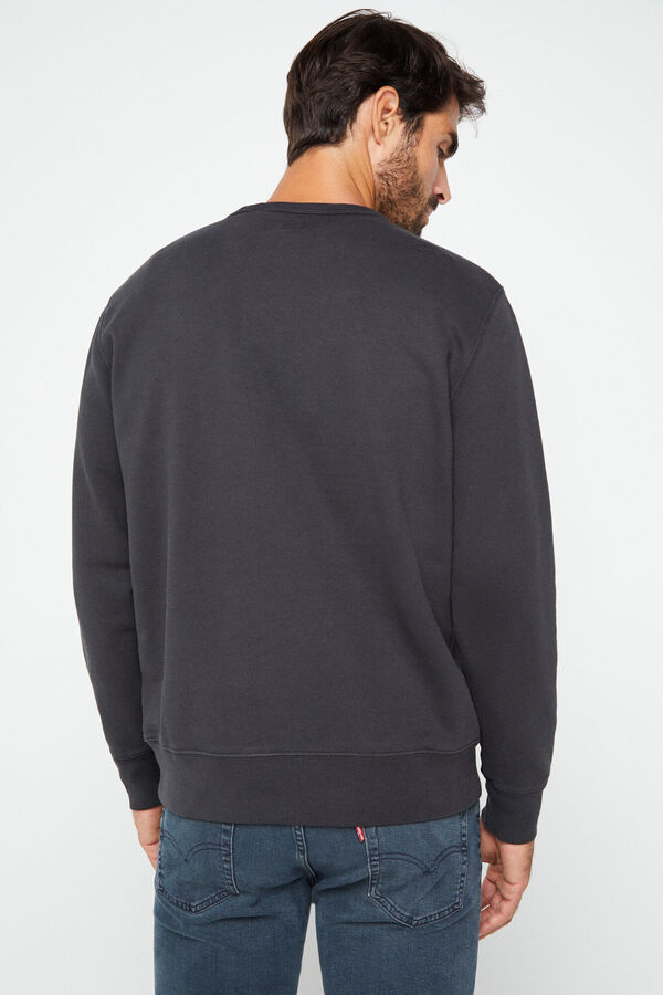 Cortefiel Fleece Levi's® round neck sweatshirt Grey