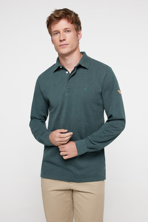 Privata Casual polo shirt Green