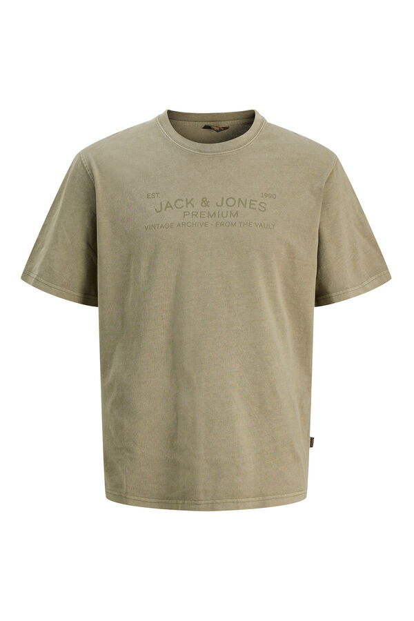 Jack & Jones Washed logo T-shirt Green