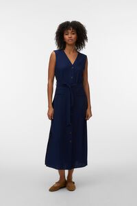 Vero Moda Vestido camiseiro sem mangas