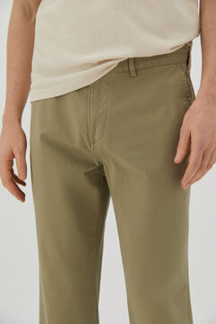 Cortefiel Classic fit chinos Gray