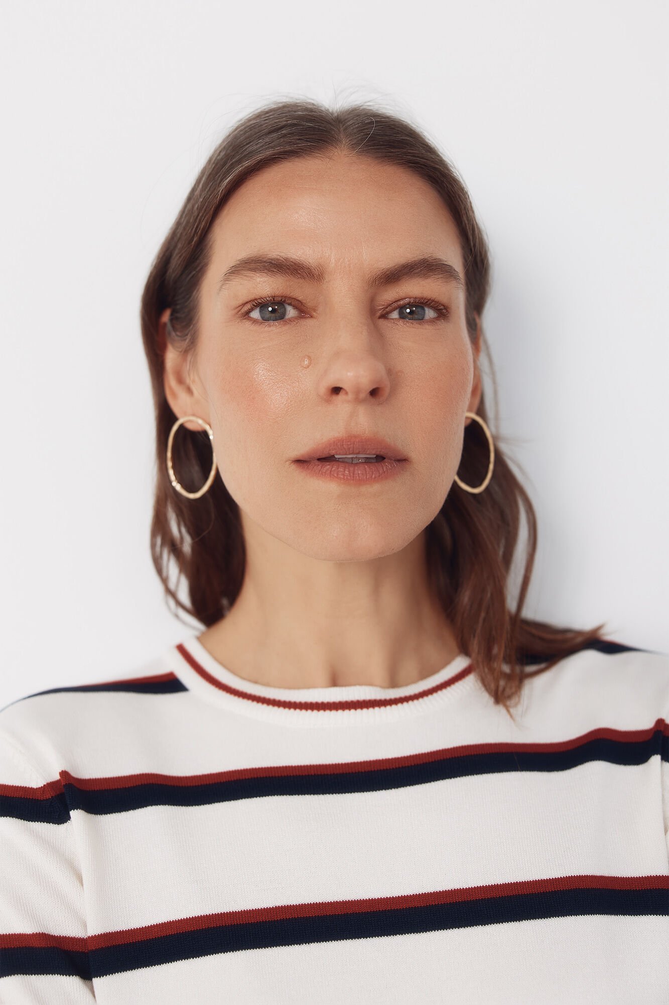 Cortefiel Striped jersey-knit jumper