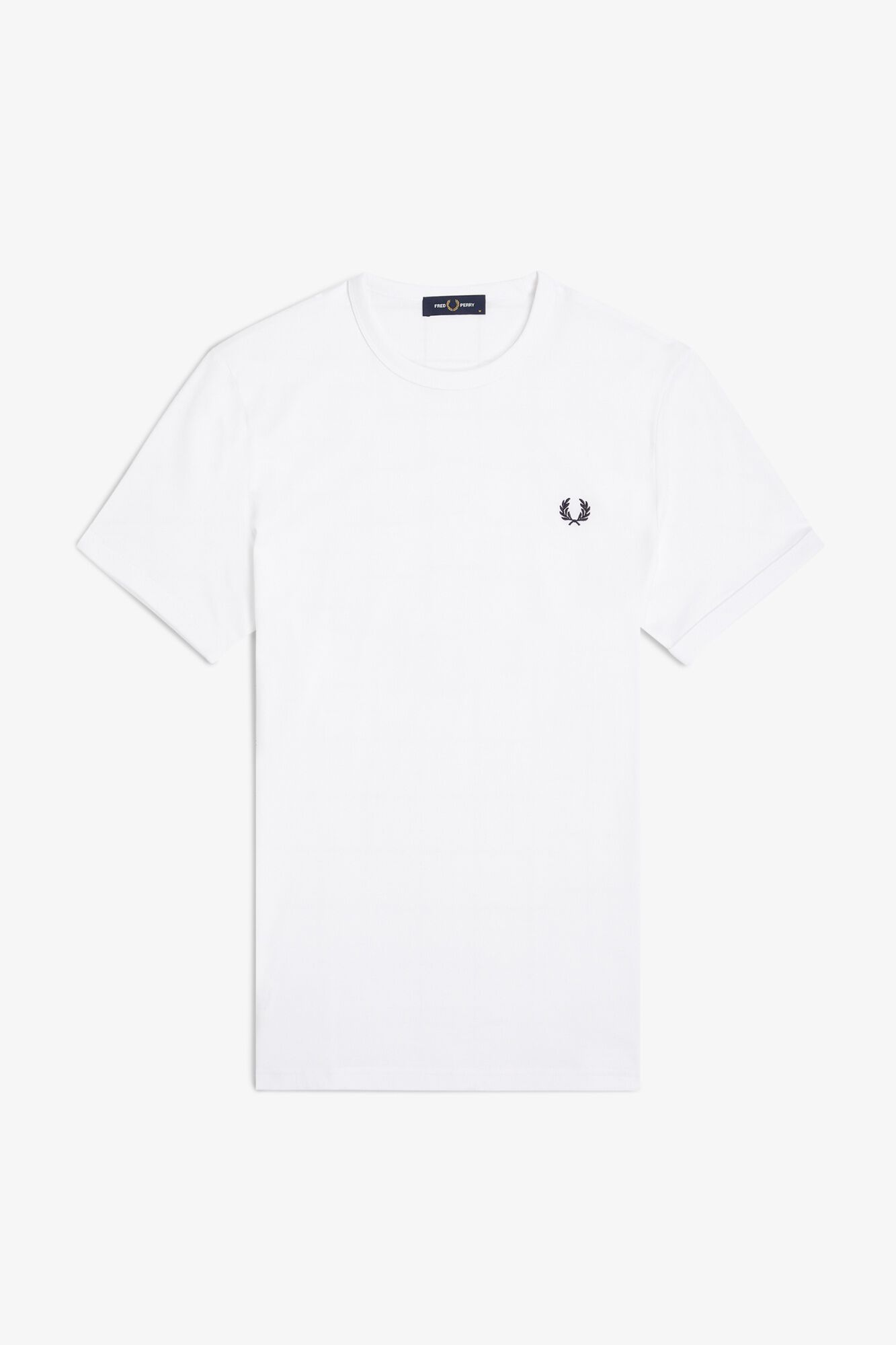 Fred Perry T-shirt lisa de manga curta