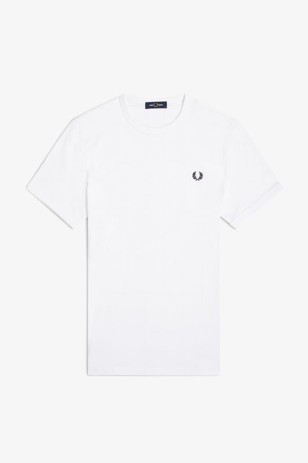 Fred Perry Plain short sleeve T-shirt White
