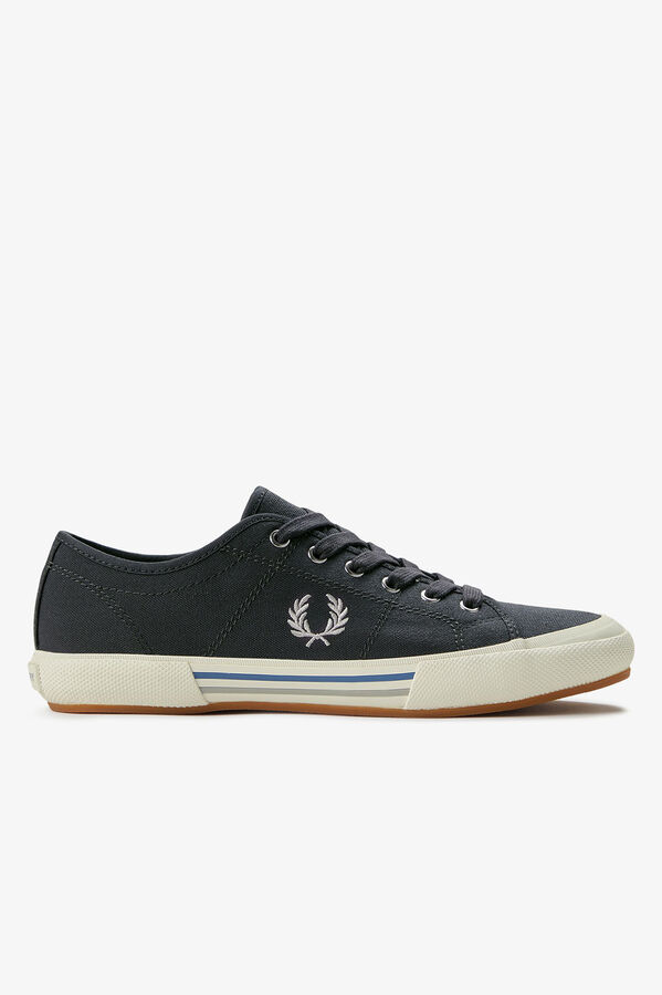 Fred Perry Zapatillas B708 Vintage Tennis Canvas Gris