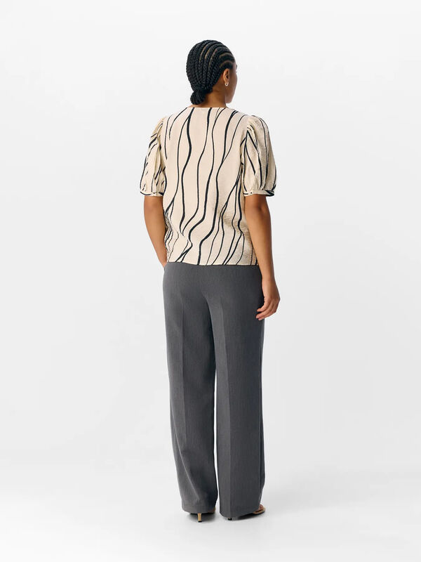 Object Blusa estampada Cinzento