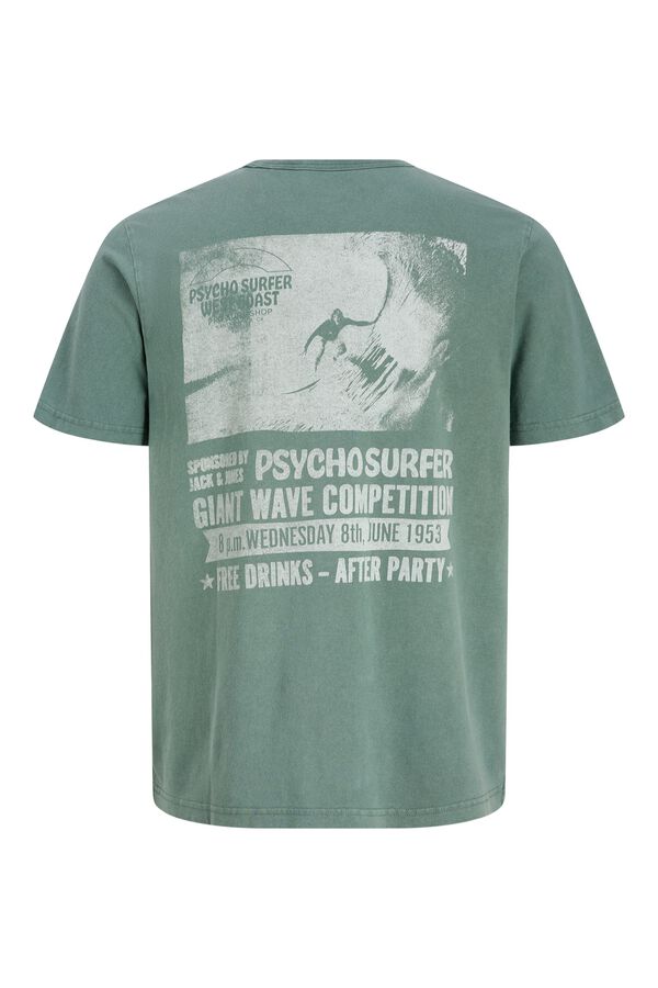 Jack & Jones T-shirt estampada logo Verde