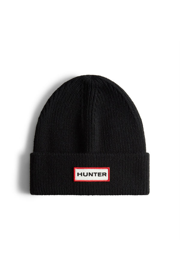 Hunter Conjunto de boné e cachecol Preto