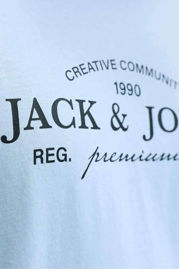 Jack & Jones Cotton regular fit T-shirt Blue