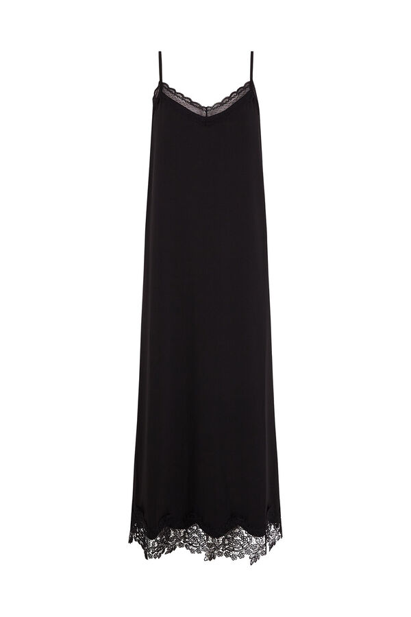 Cortefiel Lingerie dress Black