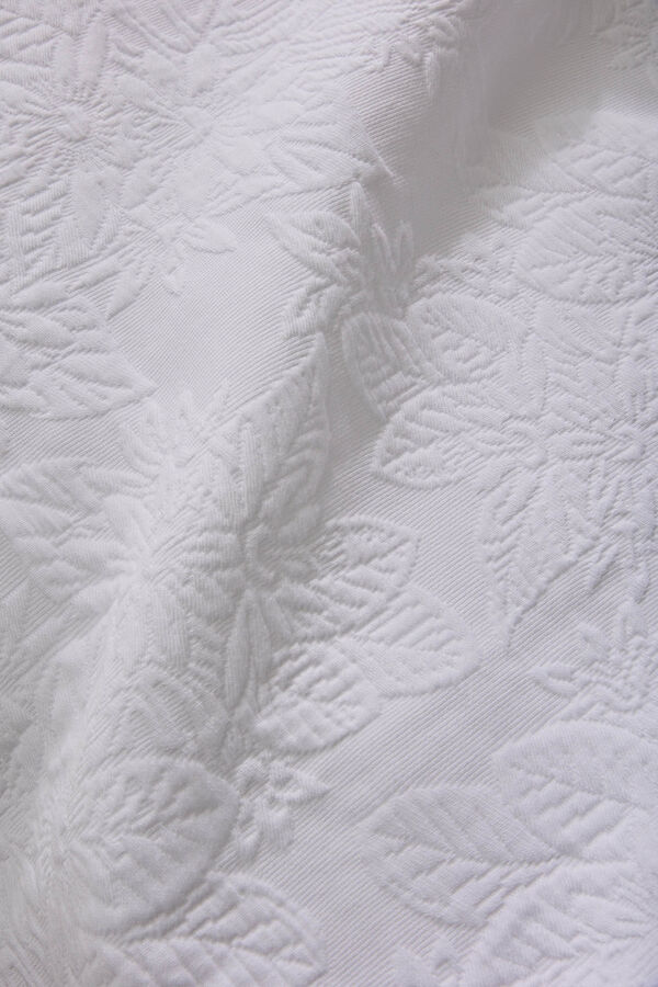 Cortefiel Colcha Aruba Branca cama 80-90 cm Branco