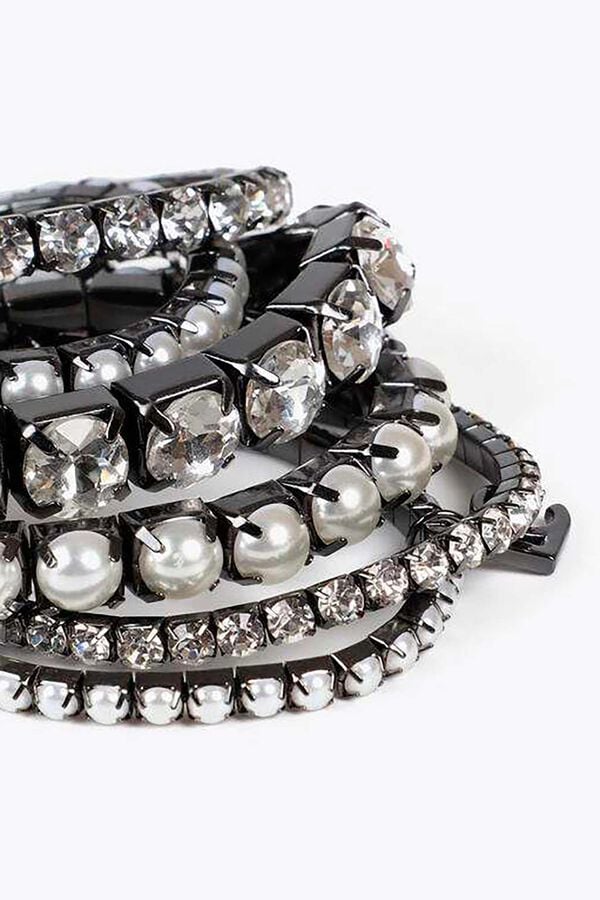 Lola Casademunt Pack pulseras Gris oscuro
