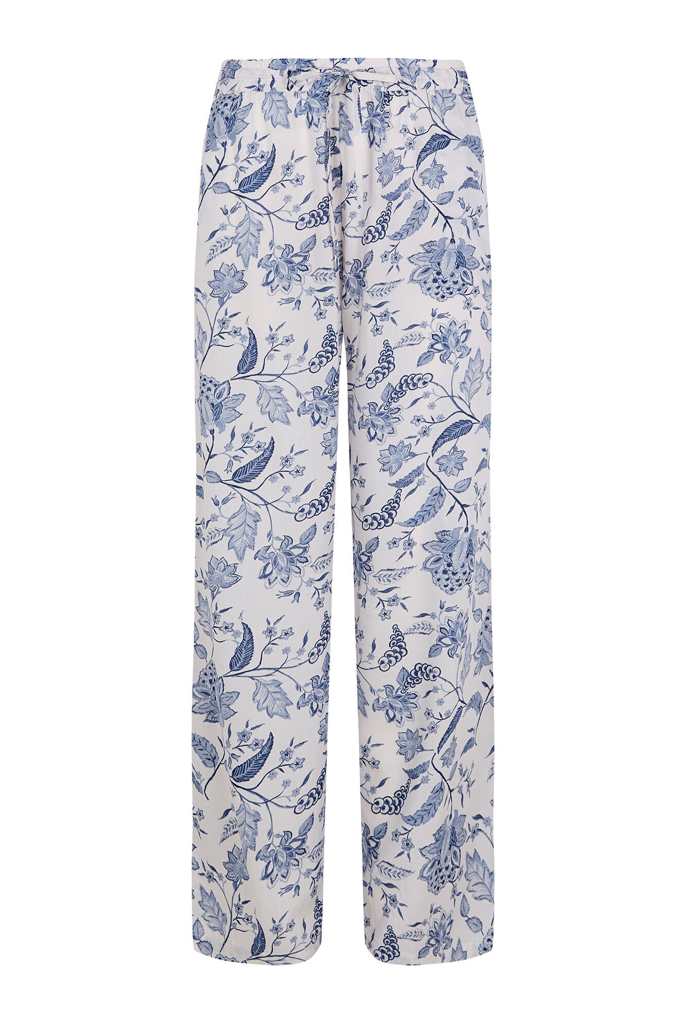 Cortefiel Printed fluid trousers