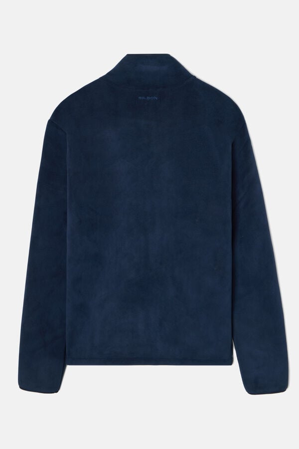 Silbon Forro polar clássico Azul