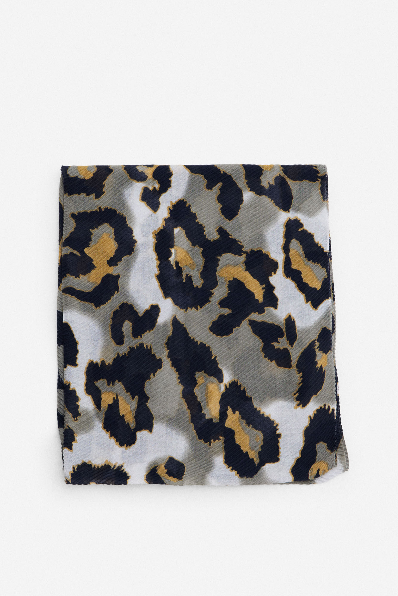 Zara leopard print scarf on sale