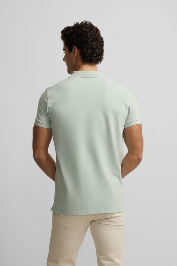 Silbon Polo cl&aacute;ssico liso Verde