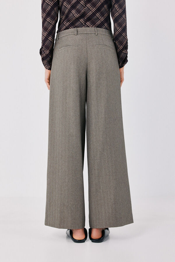 Cortefiel Women's dart trousers Beige