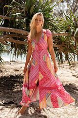 Jaase Vestido comprido Carmen Subiu