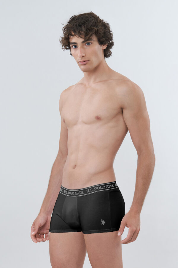 Us Polo Pacote Boxer Preto