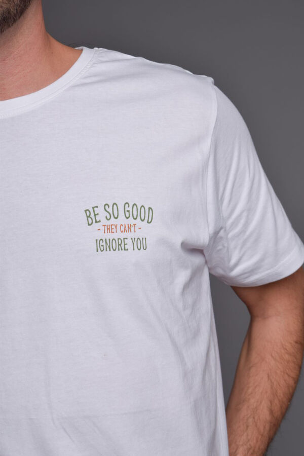 Cloking T-shirt para o Sucesso" Branco