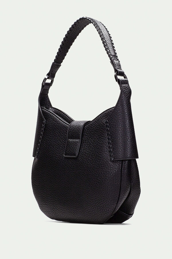 Hispanitas Bolsa hobo arredondada com fecho magnético Preto