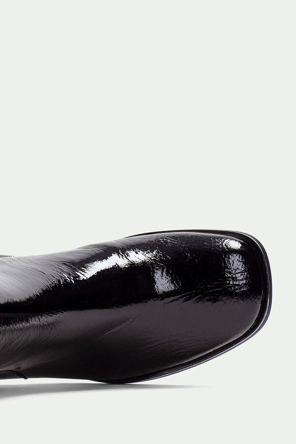 Hispanitas Bota Botins quadrado e bainha MARSEILLE Preto