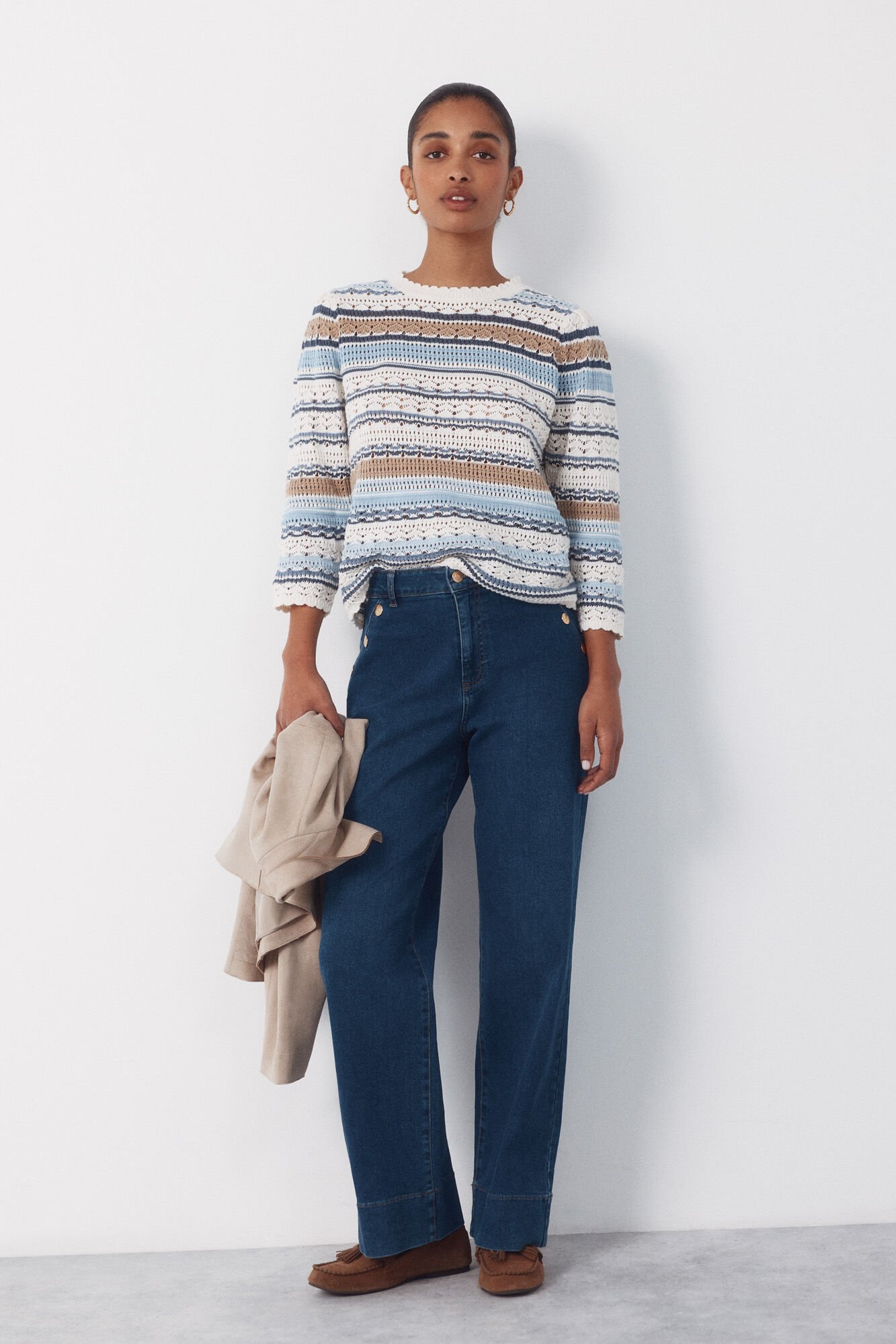 Cortefiel Multicoloured striped jumper